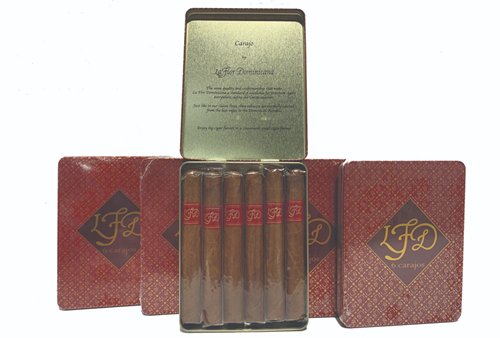 LA FLOR DOMINICANA CARAJOS - Oscuro - 4 x 34, Tins of 6