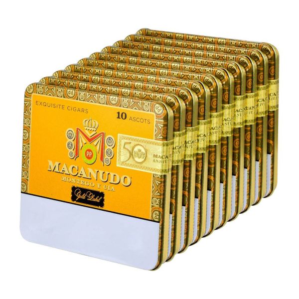 Macanudo Gold Label Ascot Tin