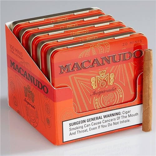 MACANUDO INSPIRADO ORANGE CIGARS - Minis - 3 x 20, 5 Tins of 20 - cigar13