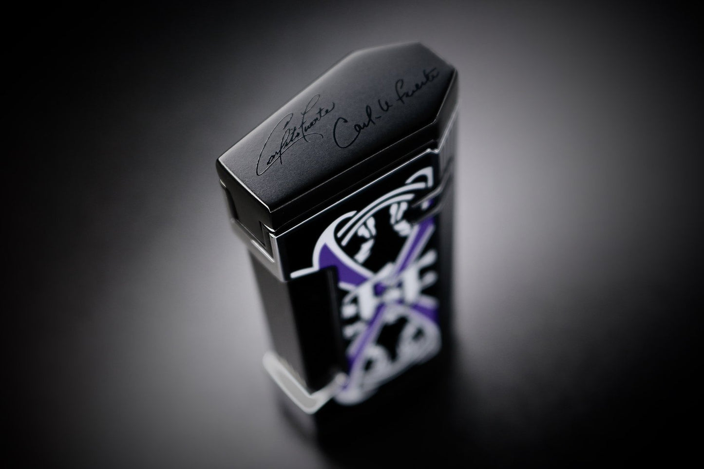 PROMETHEUS MAGMA X LE 22 TRIPLE TORCH LIGHTER - XFC - LE' 22 Purple Rain Black Lacquer