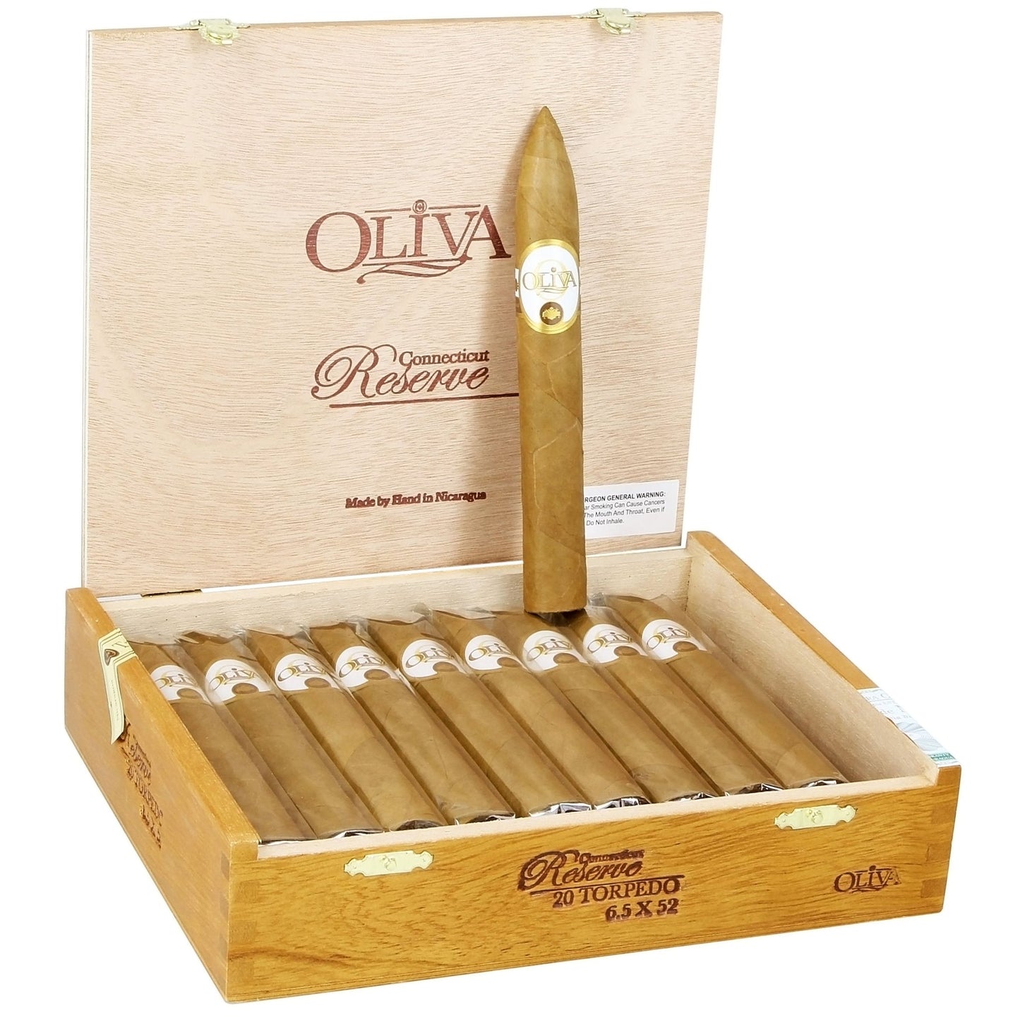 Oliva Connecticut Reserve Torpedo 6 1/2" x 52 - cigar13