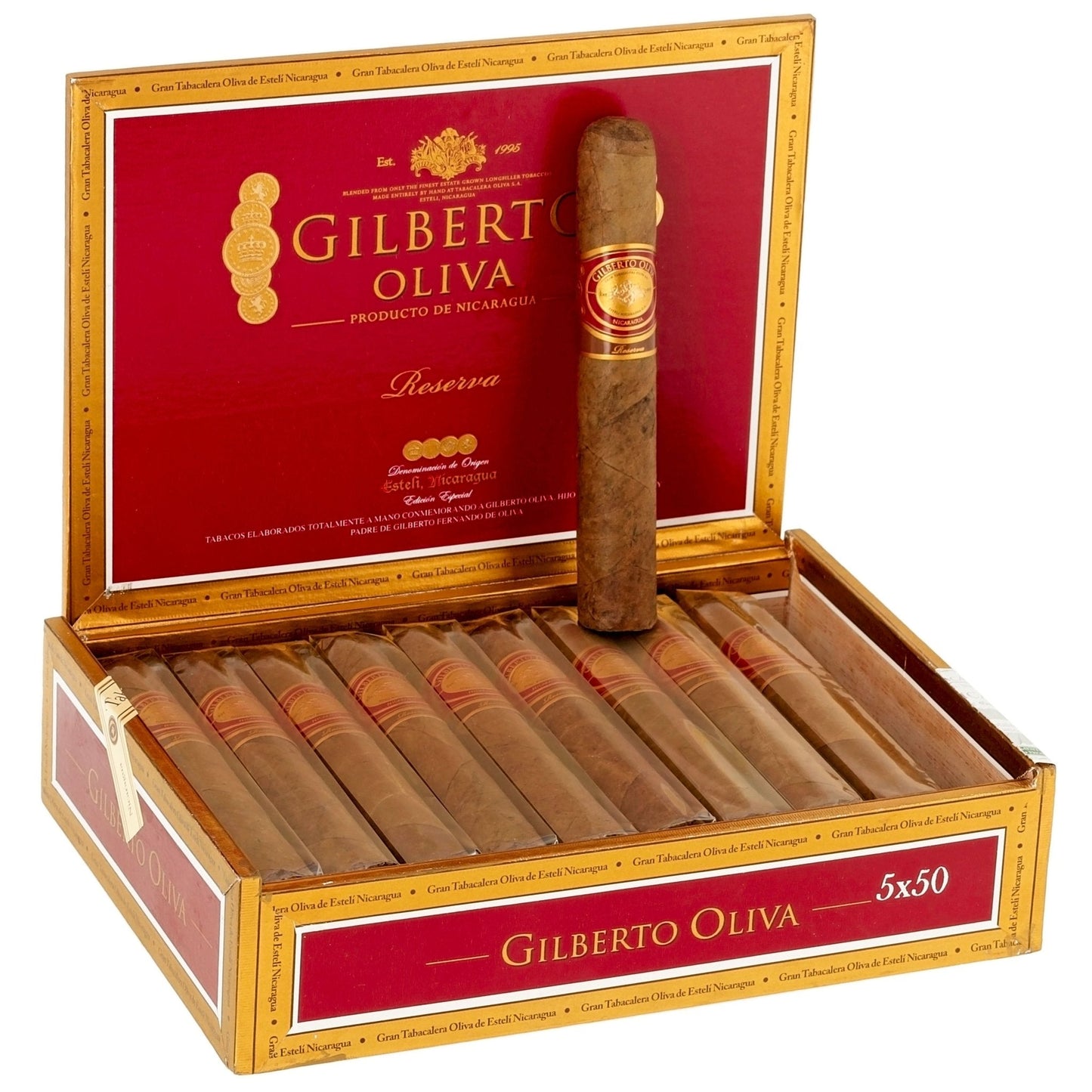Oliva Gilberto Oliva Reserva Robusto 5" x 50 - cigar13