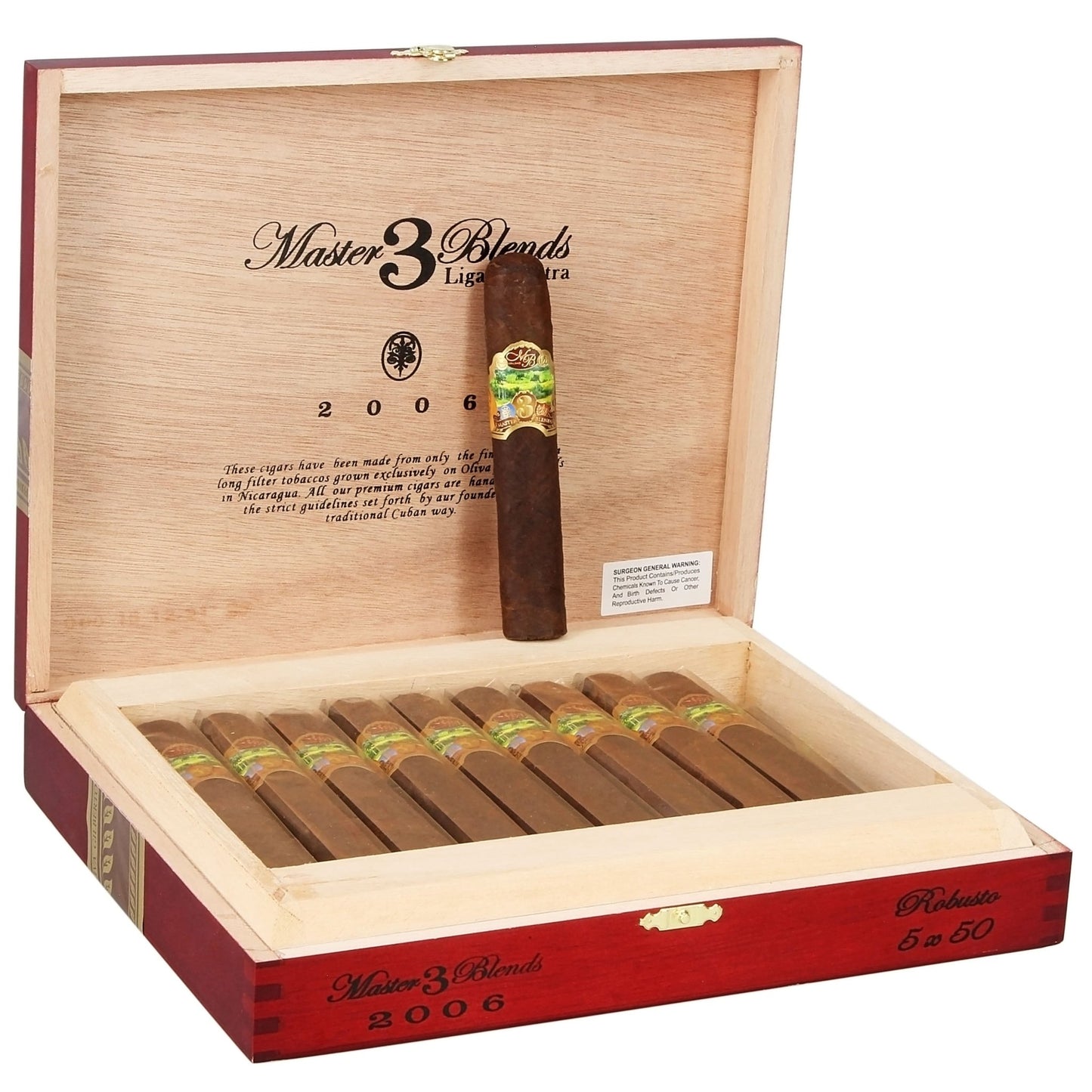 Oliva Master Blends 3 Robusto 5" x 50 - cigar13