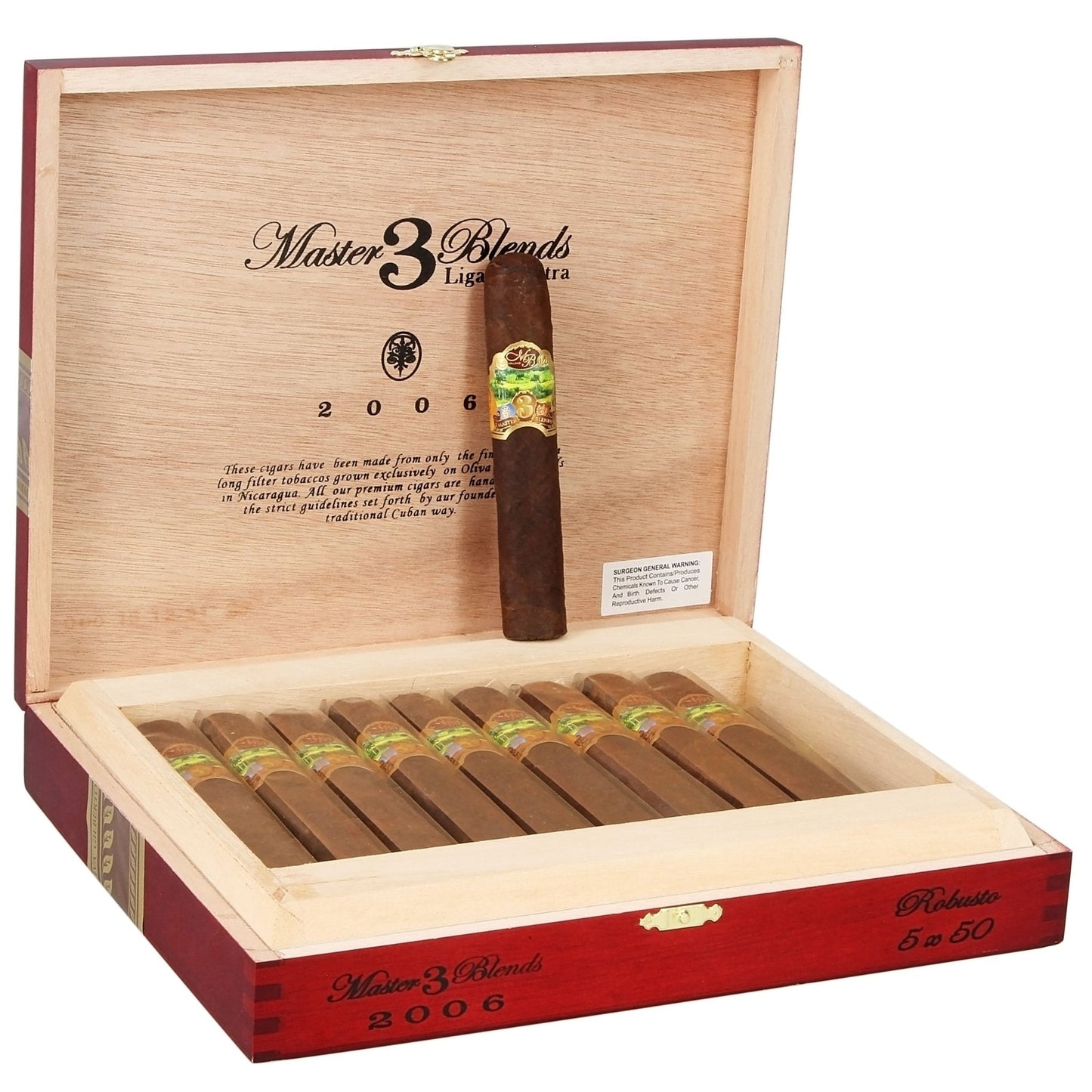 Oliva Master Blends 3 Robusto 5" x 50 - cigar13