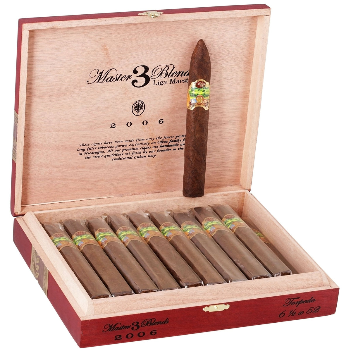 Oliva Master Blends 3 Torpedo 6" x 52 - cigar13