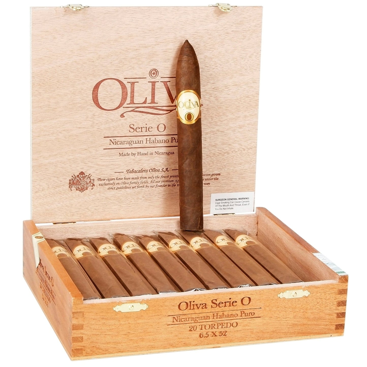 Oliva Serie O Torpedo 6 1/2" x 52 - cigar13