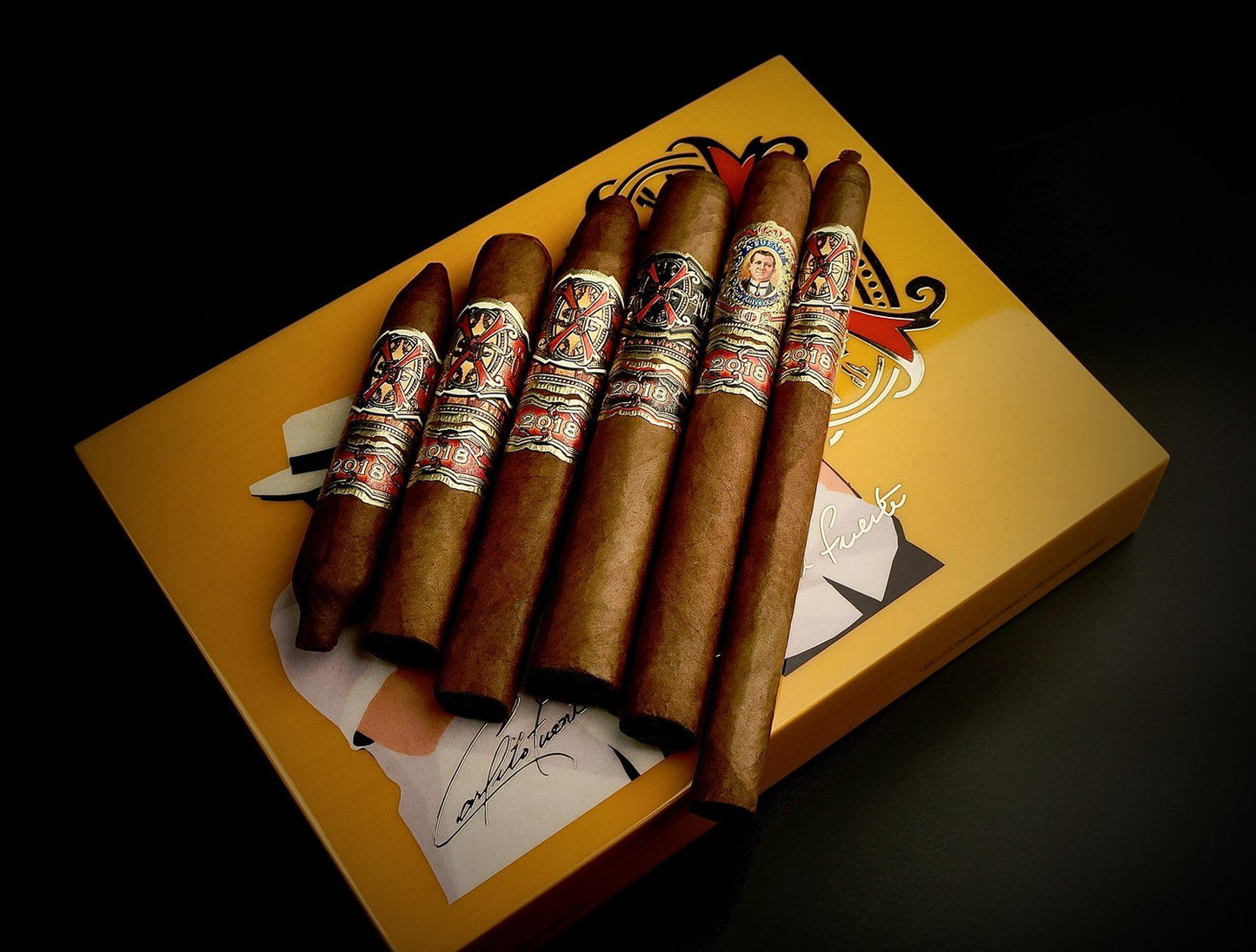 OPUS X 6 - Yellow Travel Humidor - cigar13