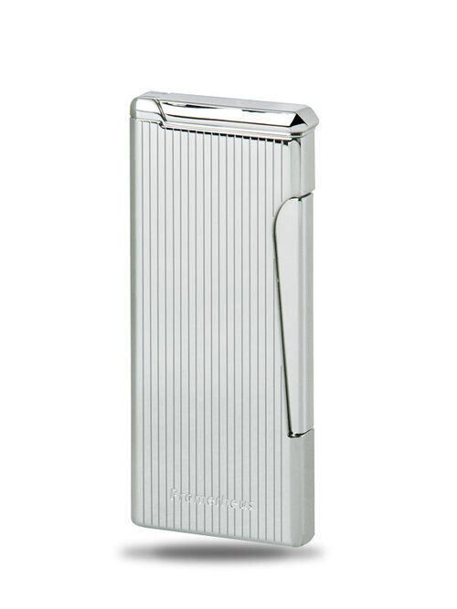 PROMETHEUS RETRO LIGHTER - 04 Chrome Vertical Lines