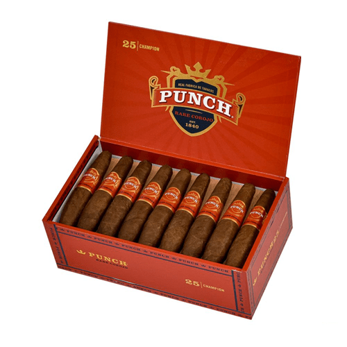 Punch Rare Corojo Cigars - Champion (Figurado) - 4 1/2 X 60 - cigar13