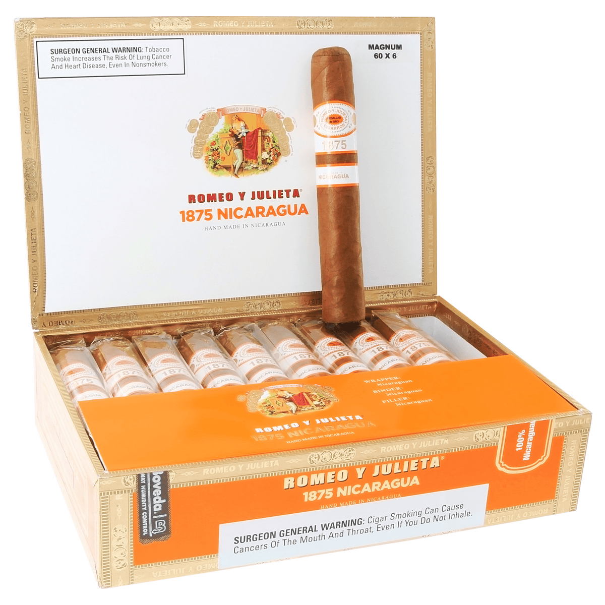 Romeo Y Julieta 1875 Nicaragua Cigars - Magnum - 6x60 - cigar13