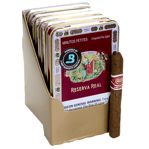 ROMEO Y JULIETA RESERVA REAL MINUTOS PETITES SMALL CIGARS - 5 Tins/Pack - cigar13