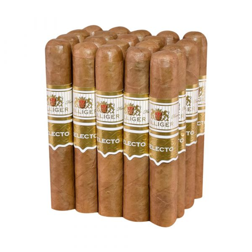 VILLIGER BUNDLES SELECTO CIGARS - Connecticut - Robusto - 5x50, Bundle/20