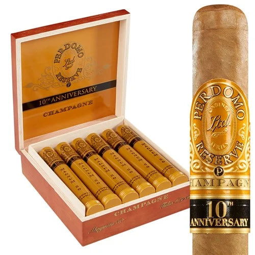 Perdomo 10th Anniversary Champagne Magnum Reserve (6.0" x 50)