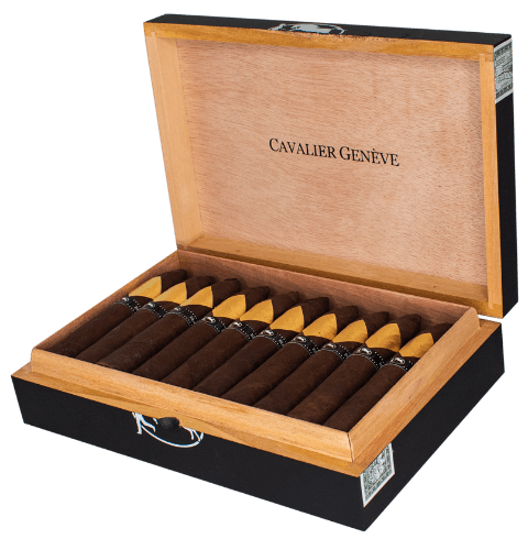 Cavalier Geneve Black II Series Petit No. 2 (4.75" x 52)