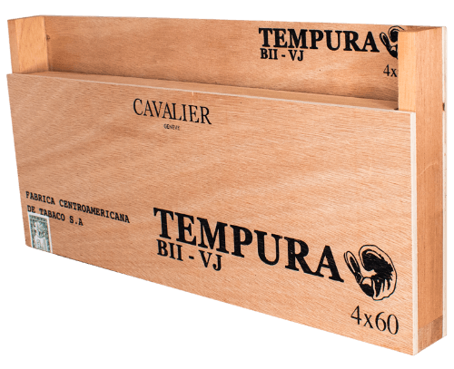 Cavalier Geneve Black II Series Viso Jalapa Tempura (4.0" x 60)