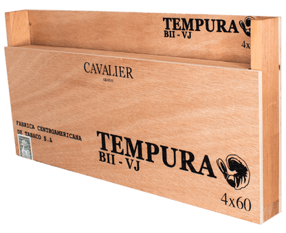 Cavalier Geneve Black II Series Viso Jalapa Tempura (4.0" x 60)