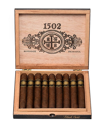 1502 Black Gold Cigars - Conquistador - 6x56