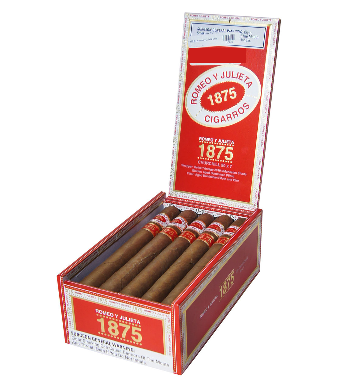 1875 by Romeo Y Julieta 1875 Cigars - Churchill - 50x7