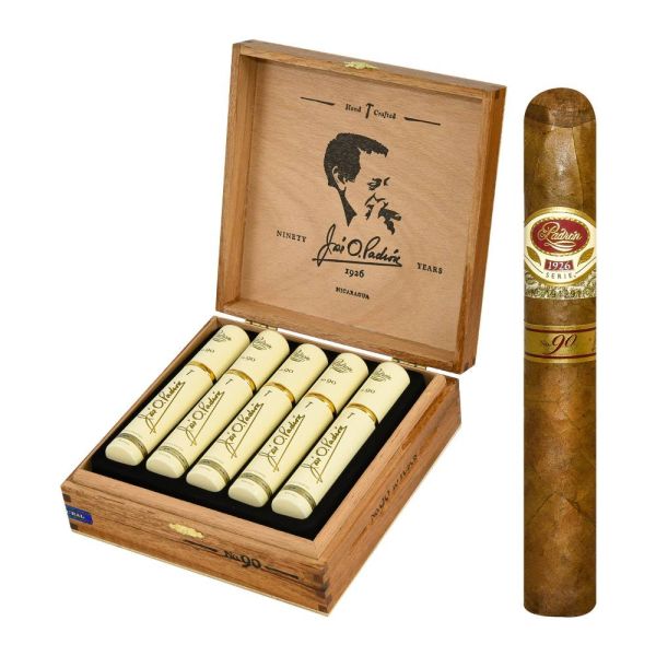 Padron 1926 Series No. 90 Natural Tubos (Robusto) (5.2" x 55)