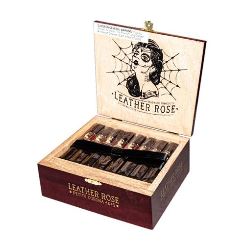 Deadwood Tobacco Cigars - Leather Rose Petite Corona- 4x43