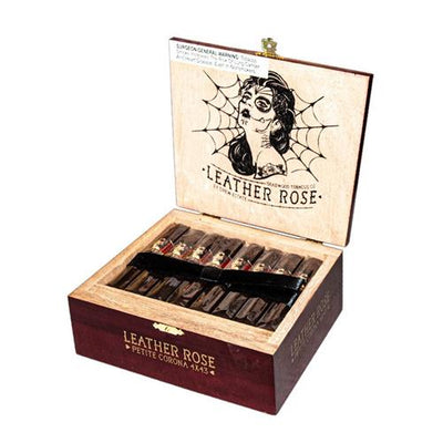 Deadwood Tobacco Cigars - Leather Rose Petite Corona- 4x43