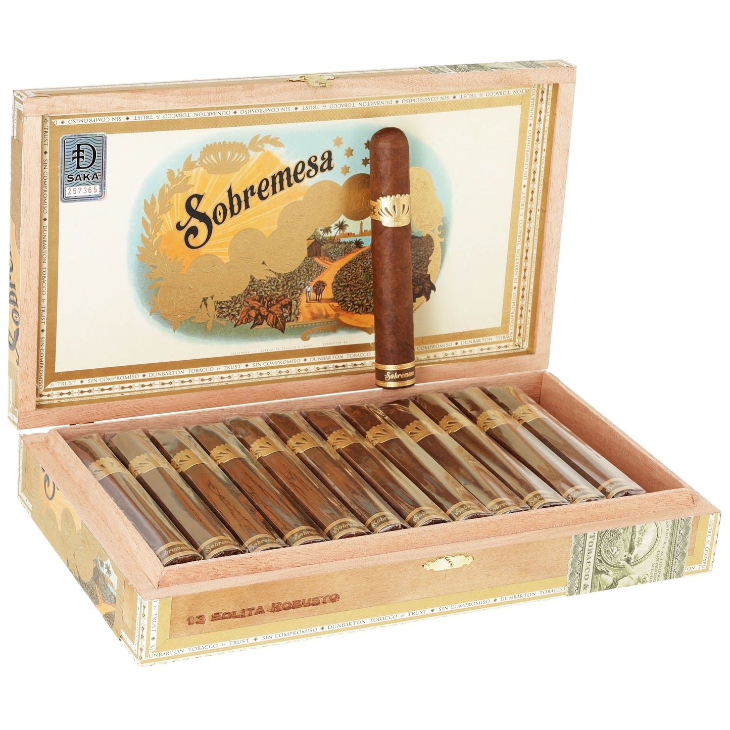 Dunbarton Sobremesa Solita Robusto (5.25" x 52)