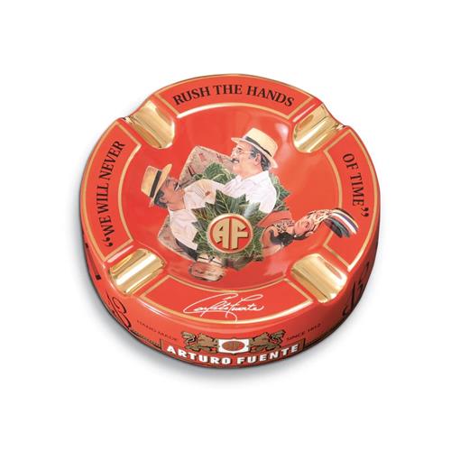ARTURO FUENTE HANDS OF TIME ASHTRAY - Red