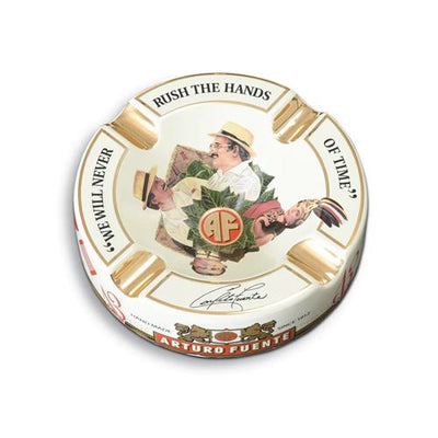 ARTURO FUENTE HANDS OF TIME ASHTRAY - Cream