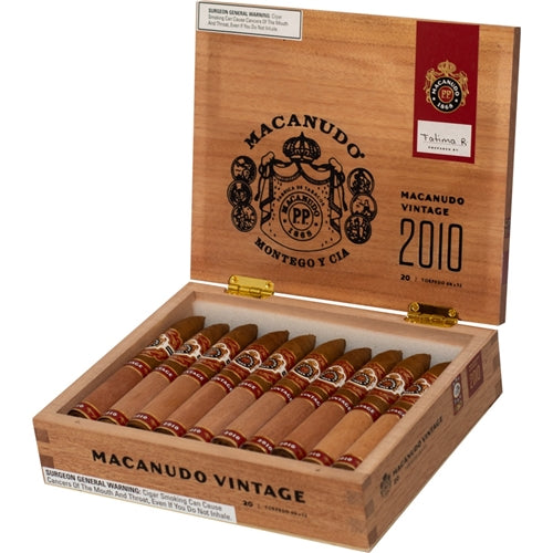 Macanudo Vintage 2010 Cigars - Torpedo - 6.25 X 52