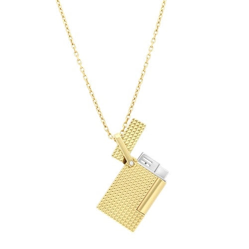 S.T. DUPONT LIGNE 2 NECKLACE LIGHTER - Gold