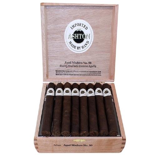 Ashton Aged Maduro Cigars - No. 50 7x48