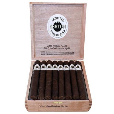 Ashton Aged Maduro Cigars - No. 50 7x48