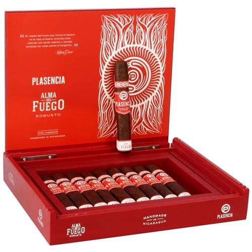Plasencia Alma Del Fuego Cigars - Candente - 5x50 - Robusto