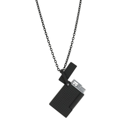 S.T. DUPONT LIGNE 2 NECKLACE LIGHTER - Black Matte
