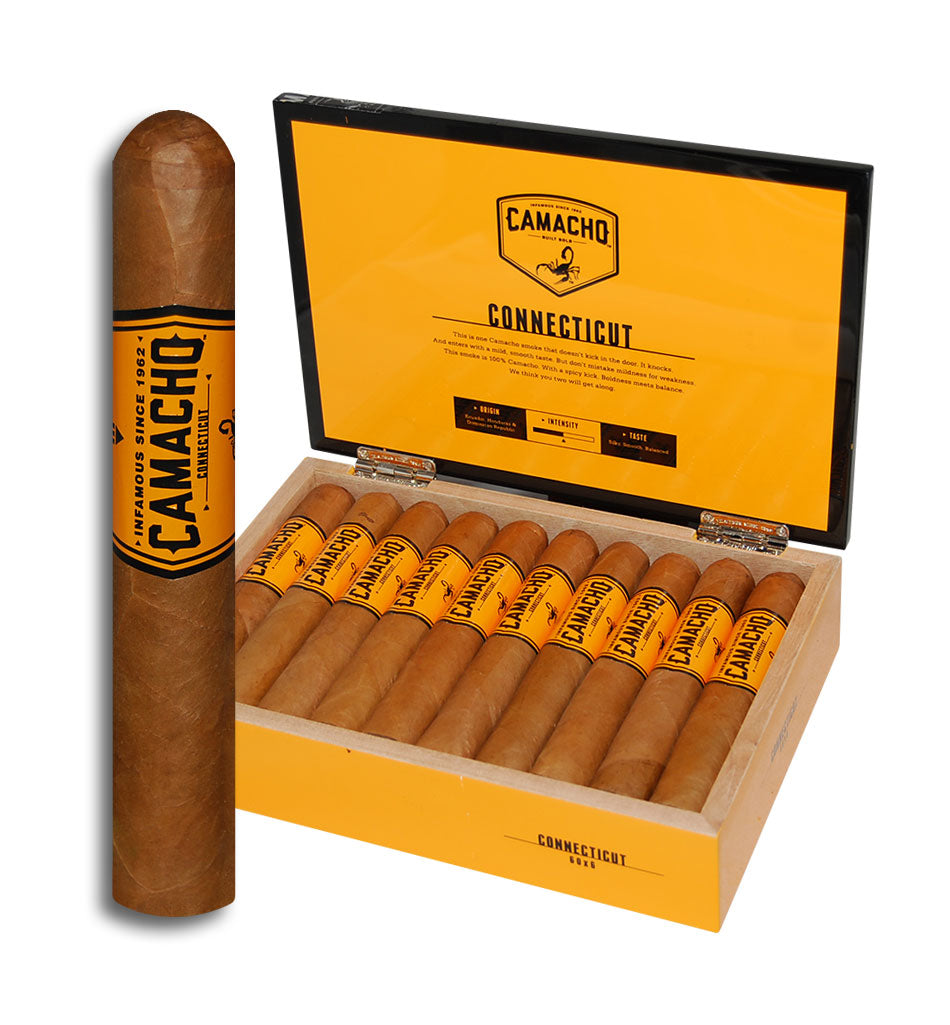 Camacho Connecticut Cigars - Gordo-6x60