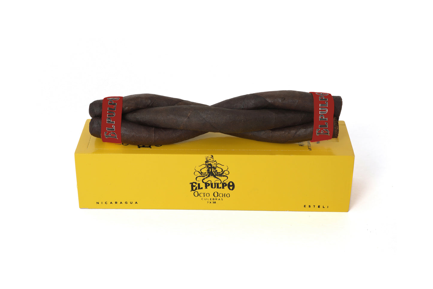 El Pulpo by Artesano Del Tobacco - Octo Ocho Culebra - 7 X 38