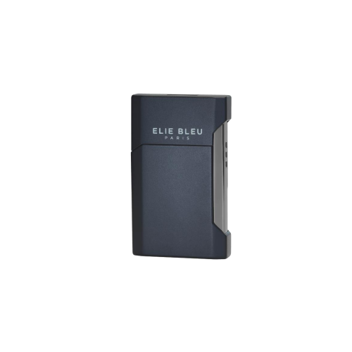 ELIE BLEU J-12 FLAT FLAME CIGAR LIGHTER - Black Matte