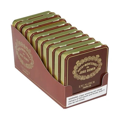 EXCALIBUR CIGARS - Cigarillos - 4 x 24, 10 tins of 20