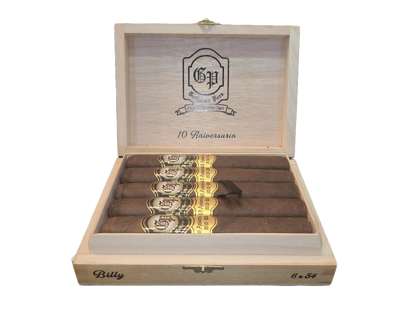 Guillermo Pena Gp 10 Aniversario Cigars - Billy-6x54