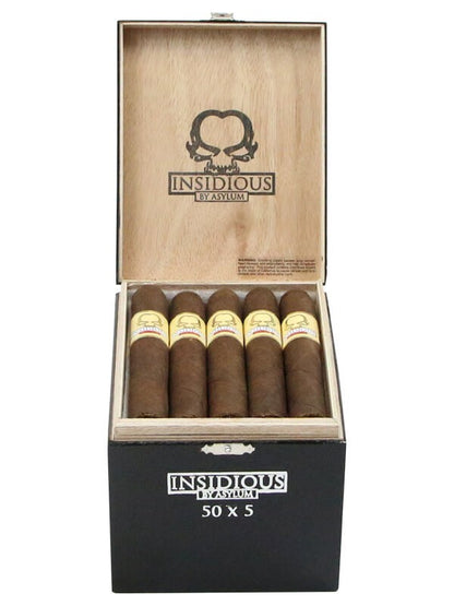 Asylum Insidious Maduro Cigars - Robusto - 5x50