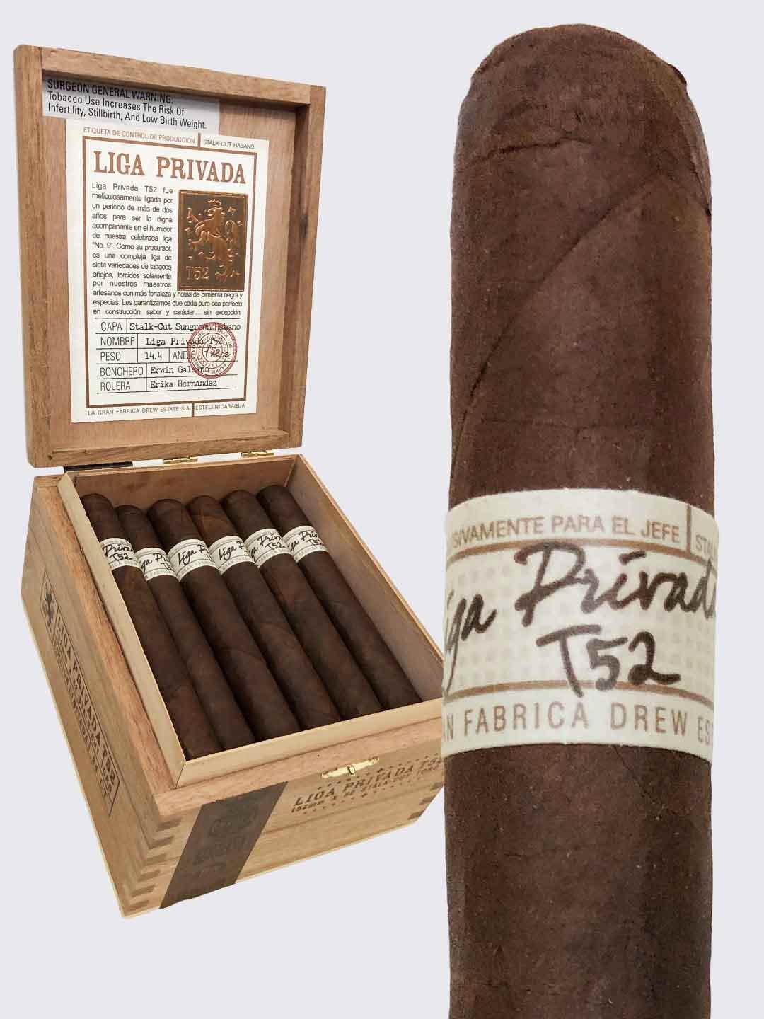 Liga Privada T52 Cigars - Corona Viva - 6 X 46