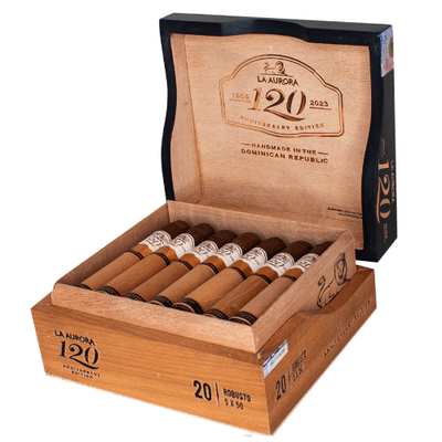 La Aurora 120 Anniversary Cigars - Robusto - 5 X 50