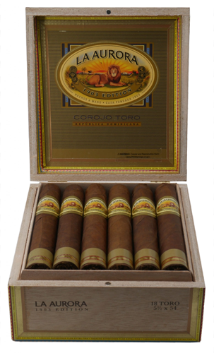La Aurora Preferido 1903 Edition Parejo Toro Cigars - Corojo Toro - 5.5 X 54