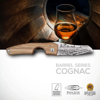 LES FINES LAMES LE PETIT CIGAR KNIFE - Barrel Cognac