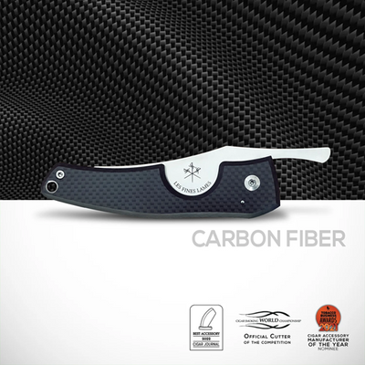 LES FINES LAMES LE PETIT CIGAR KNIFE - Carbon Fiber