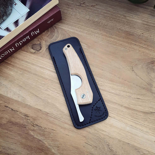 LES FINES LAMES KNIFE LEATHER CASE - Tan