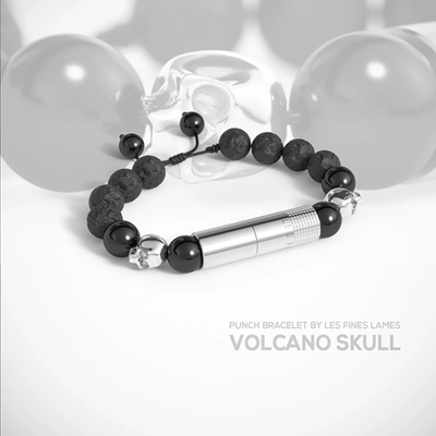 LES FINES LAMES PUNCH BRACELET - Volcano Skull