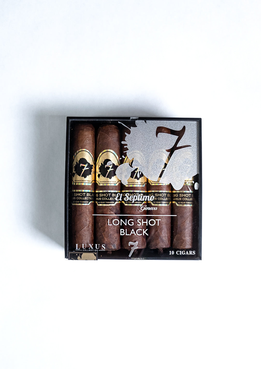 El Septimo The Luxus Collection Long Shot Black (5.0" x 68)