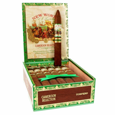 New World by Aj Fernandez Cameroon Cigars - Torpedo-6.5x52