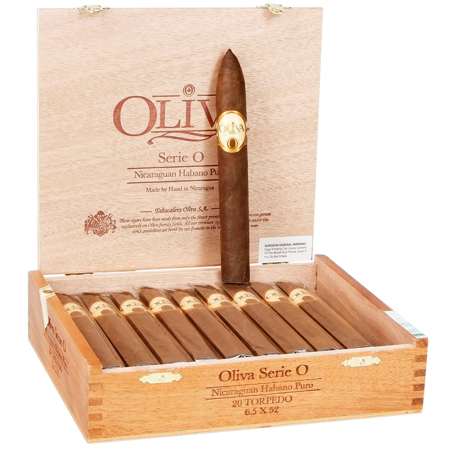 Oliva Serie O Habano Cigars - Torpedo-6.5x52